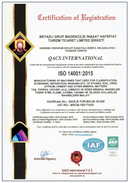 ISO-14001 CERTIFICA